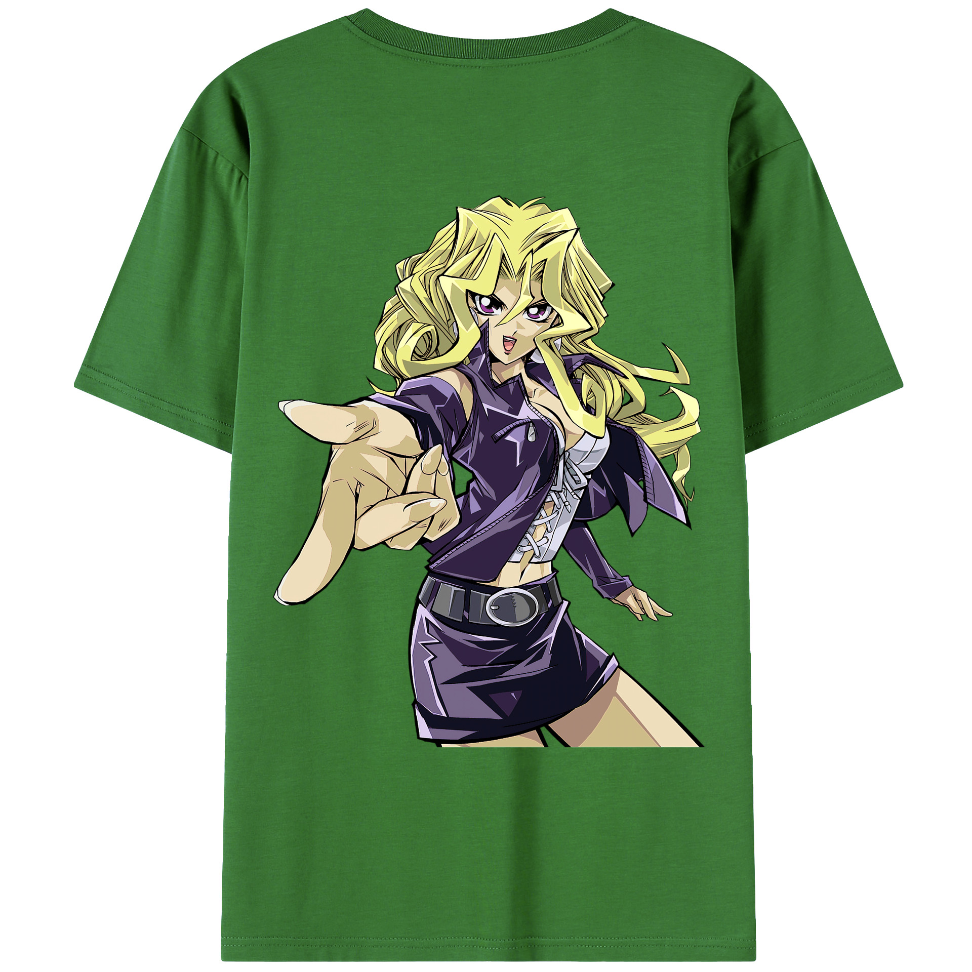 （画像用） 遊☆戯☆王 Yu-Gi-Oh! レディース半袖Tシャツ(バックプリント)